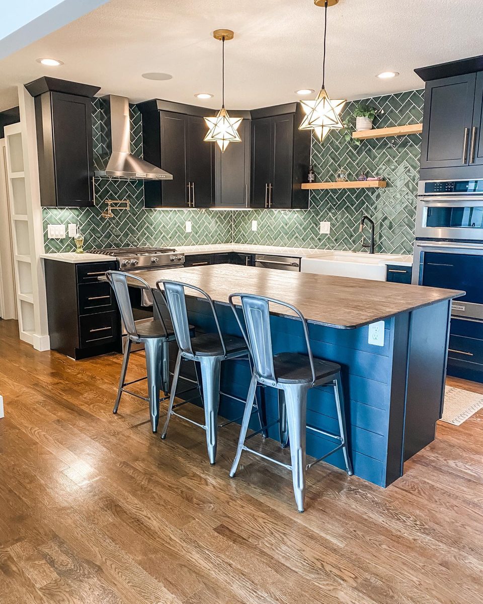 Kitchen remodel with island