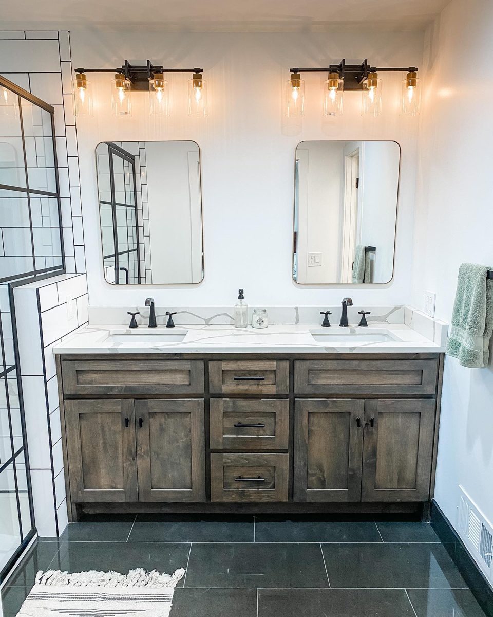 Bathroom vanity update